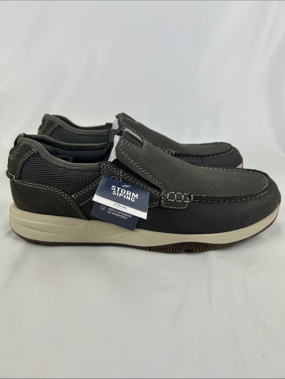 Clarks Men's Sailview Step Taupe Nubuck 26176977 size 9